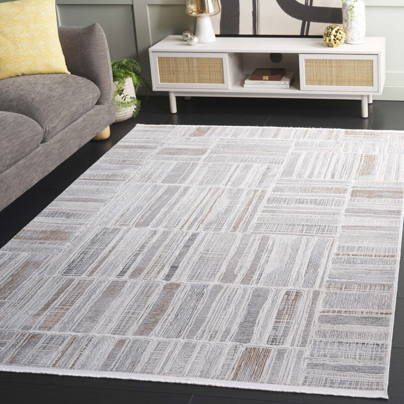 Diamond 154 Area Rug In Grey / Light Grey, Rectangle 5'3" x 7'6"