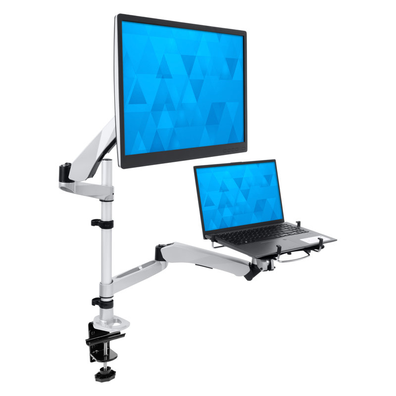 Full Motion Universal 2 Screen Pole Mount