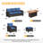 Rhylee 7 - Person Patio Conversation Set with Cushions-2068477874