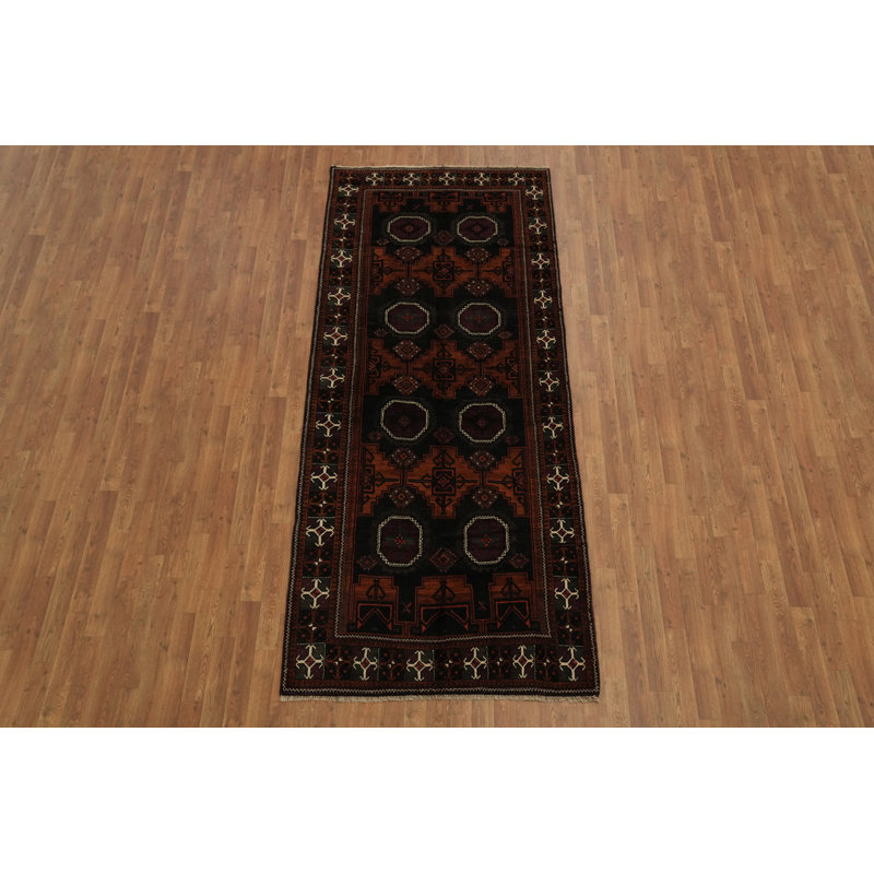 Tapis de couloir traditionnel en laine 4 x 10