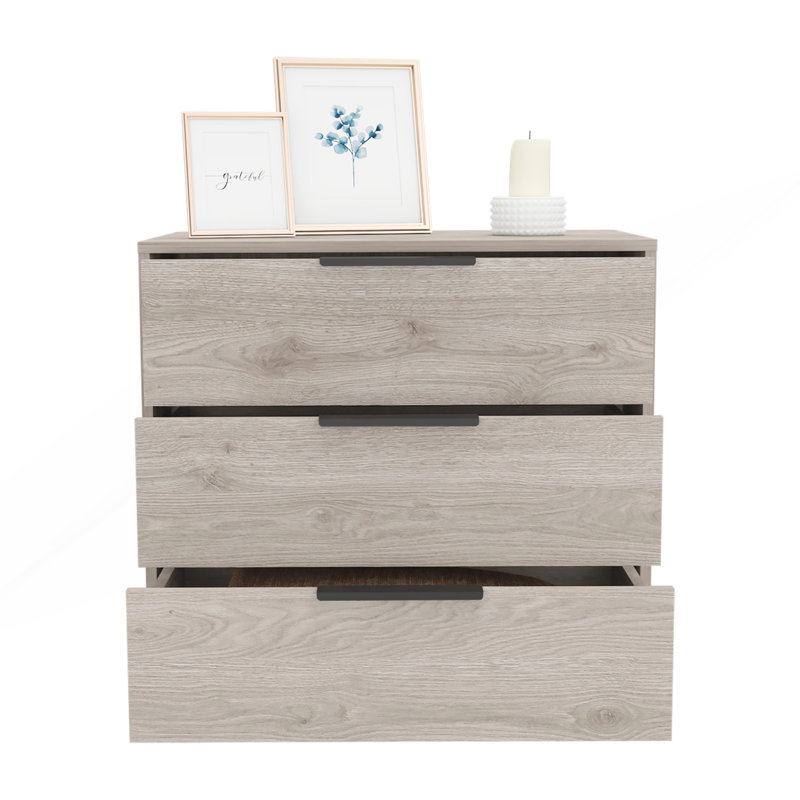 Commode 3 tiroirs avec rangement spacieux