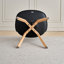 Dining Chairs - Nordic Style Dining Chair - Mesh Backrest - Solid Wood Legs-1966064153-1956994510