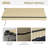 Patio Awning Sunshade Shelter With Manual Crank Handle-1897785880-1897785872