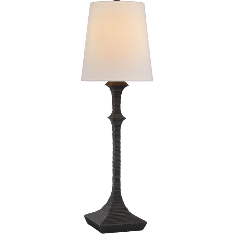 Briar Buffet Table Lamp, Aged Iron