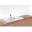 36" Cube Collection Single Bathroom Sink, White-71989499