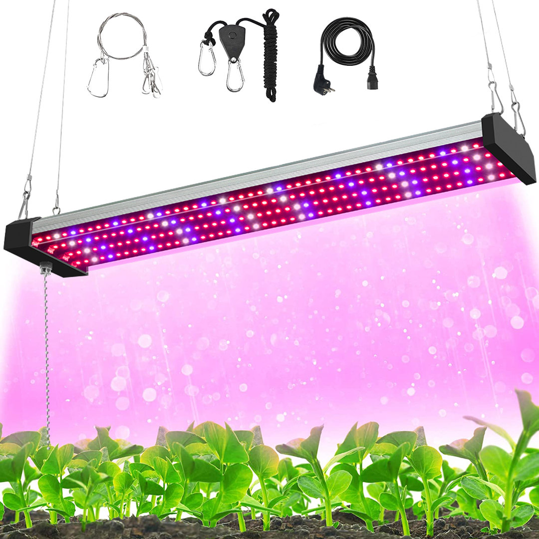 Pflanzenlampe Led, 30 Cm Vollspektrum 58Leds Grow Lampe Für Zimmerpflanzen, Pflanzenlicht Mit Reflektor/Daisy Chain Funk...