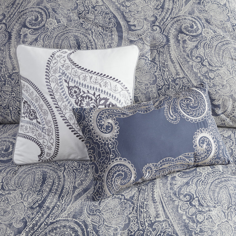 9pc Queen Stella Comforter Set - Blue