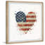 Impression encadrée « USA Heart flag »-51961051