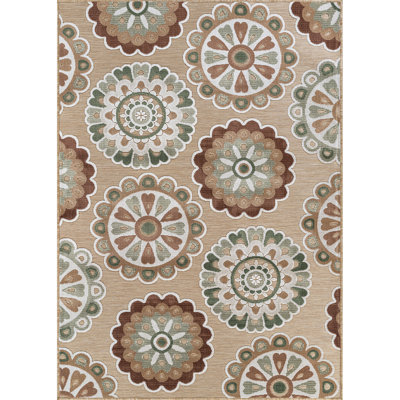 Floral Indoor Outdoor Rug