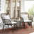 Beige Cushion/Brown Frame