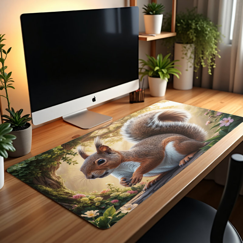 Polyester Desk Pad, 31.5x15.5