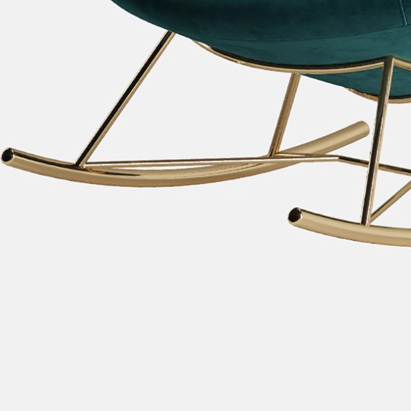 Chaise berçante en métal Nordic