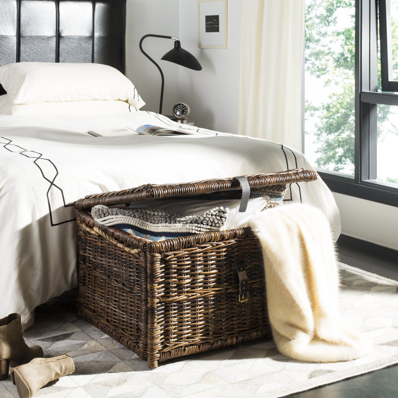 Coffre en osier Caden, Brun, H 18,3 po x l 29,9 po x P 23,6 po
