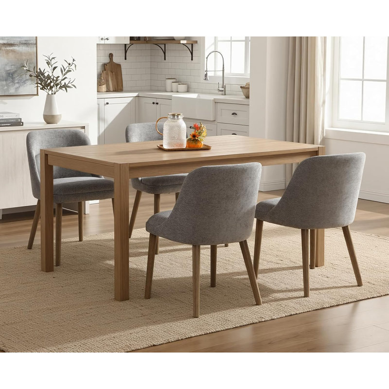 49.5cm H Upholstered Upholstered Back Accent, Grey, Grey