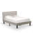 Upholstered Metal Platform Bed-71011487