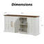 Grande console de buffet 67 po pour cuisine, salle à manger-1721044398