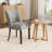 Upholstered Solid Wood Dining Side Chair-1023225745