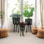 Neutral Boho Wicker Planter Stand Set, Versatile Indoor Garden Decor-145217746-145217757