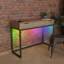 XR Living Denver Dressing Table With Mirror, Wireless Charging and App Control Lights - Oak / Black