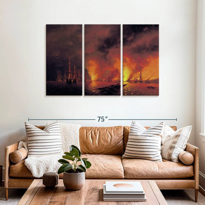 Keiri The Battle Of Sinop, 36" H x 57" W
