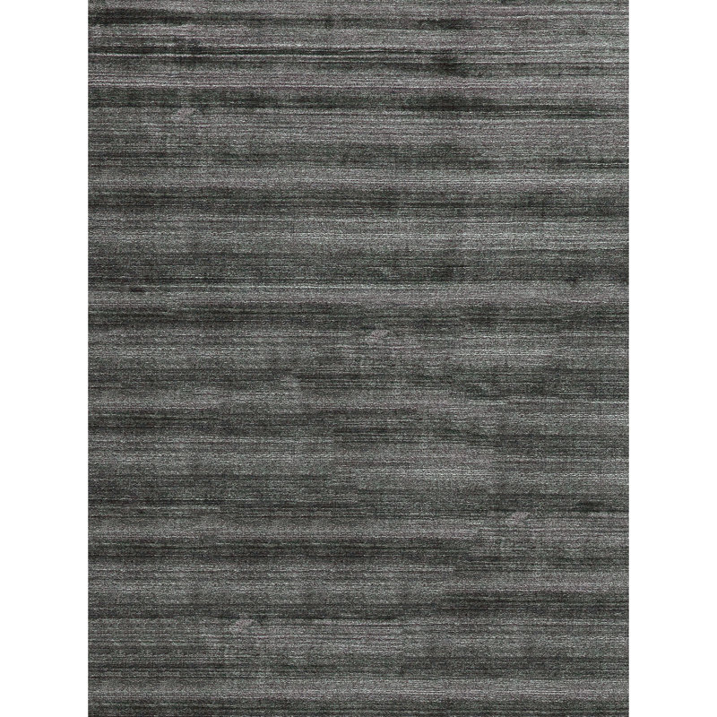 Hand Knotted Area Rug in Gray, Rectangle 12' x 15'