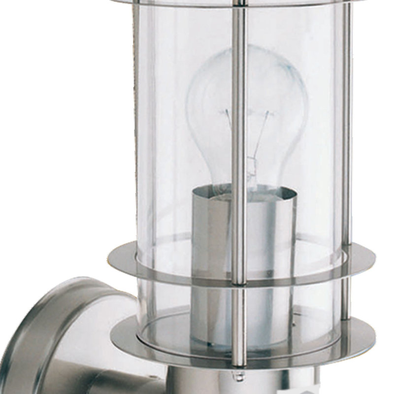 Arturo Silver 1 - Bulb 32 cm H Hardwired Outdoor Wall Light