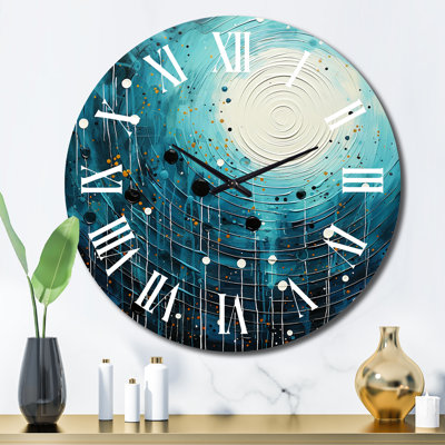 Horloge murale Blue Minimalisme