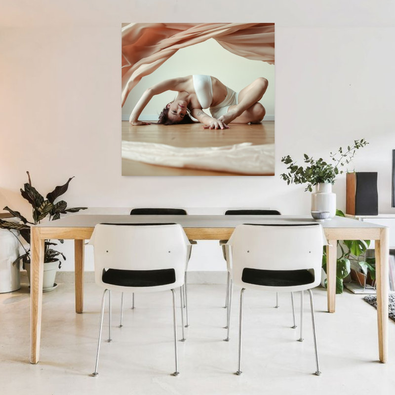 Art contemporain, art contemporain abstrait, H 36 po x l 36 po