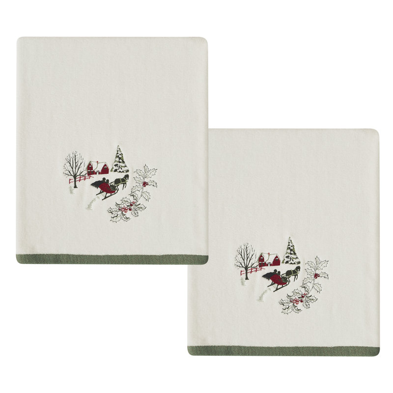 Avanti Yuletide 2-Pack Bath Towel Set