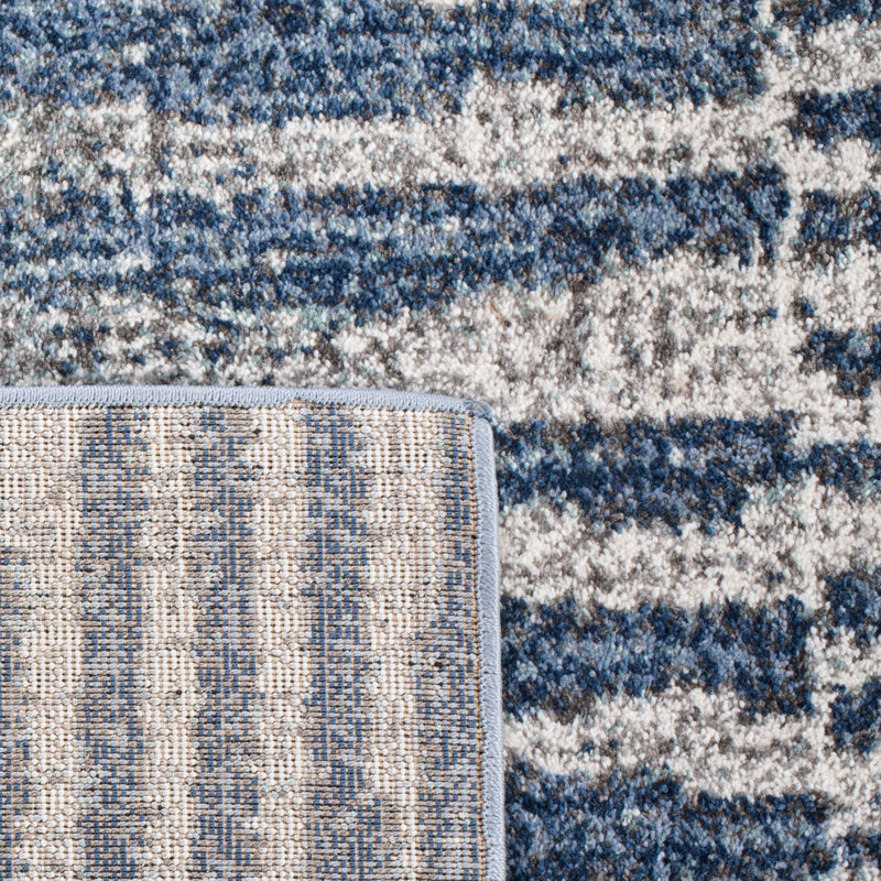 Tapis abstrait Katzer Performance, Carré 5 pi 3 po