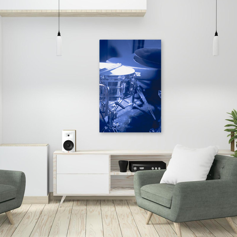 Photographie de paysage urbain moderne avec bâtons de tambour, H 36 po x l 24 po