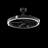 Atomic 1 Light Crystal LED Fandelier-101798291