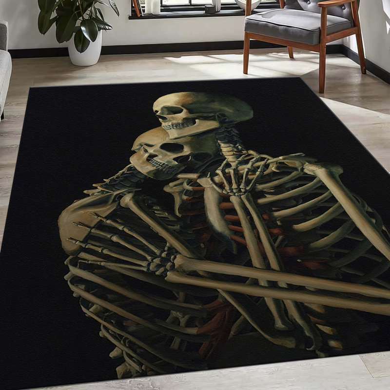 Chic Non-Woven Soft Printed Rug Featuring an Intricate Floral Medallion Design in Warm Tones Perfect for Enhancing Interior Decor