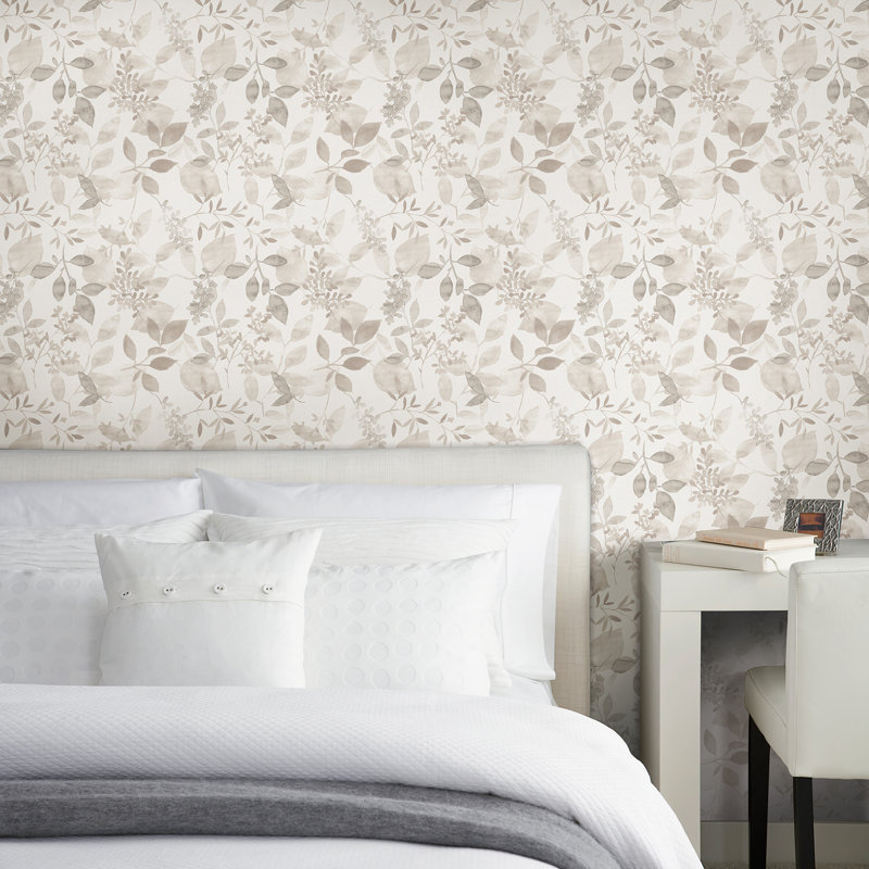 Makowski Floral Roll, Taupe
