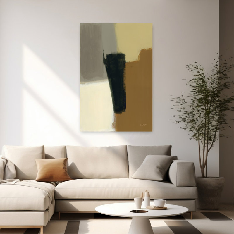 Art contemporain, art contemporain abstrait, H 60 po x l 40 po