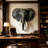 Waylon Elephant Head Head Wall Mount Decor-134833009