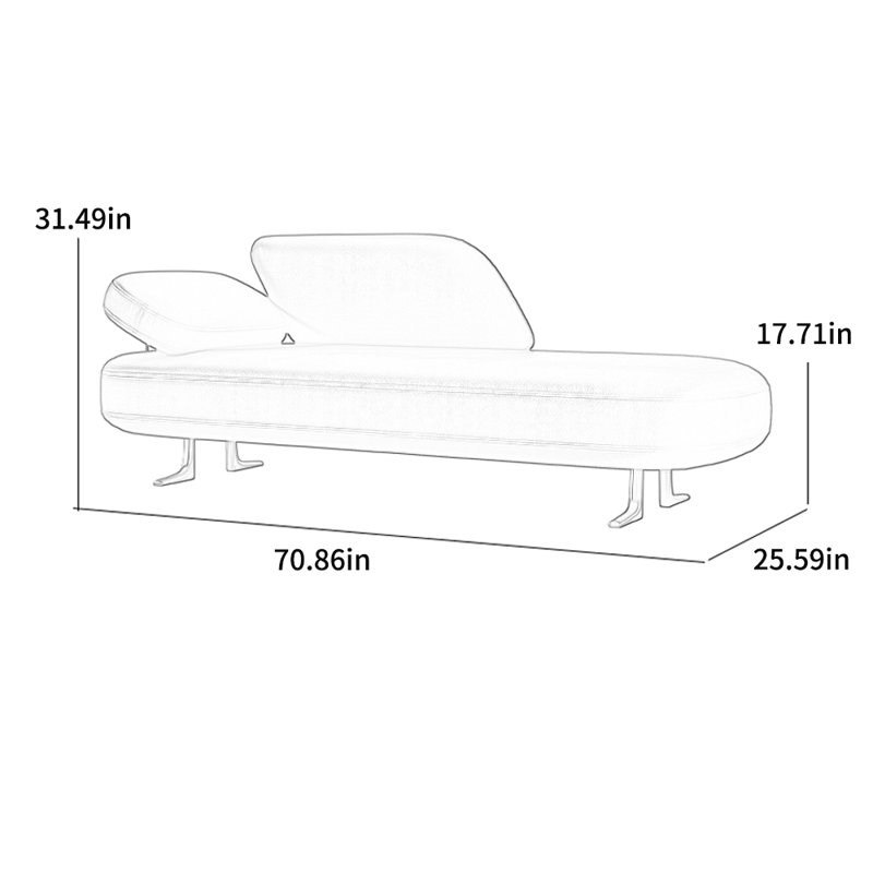 Fauteuil inclinable ergonomique à haute densité, Orienté à gauche (vu de face), Rouge vin