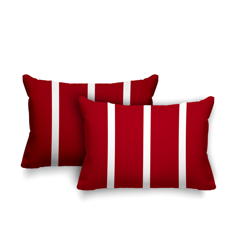 Coussin intérieur / extérieur Tripo, Rouge