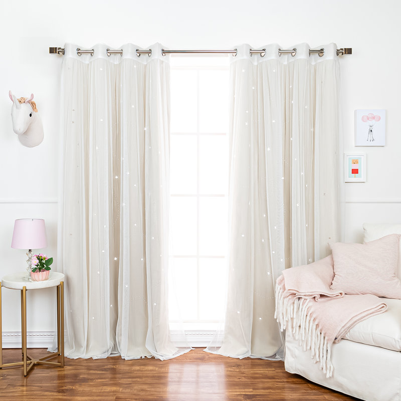 Room Darkening Curtain, Beige