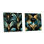 Gillis - Ensemble de 2 verres muraux abstraits en acrylique-103929324