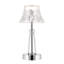 Lampe de bureau chromée 11,5 po Faycal