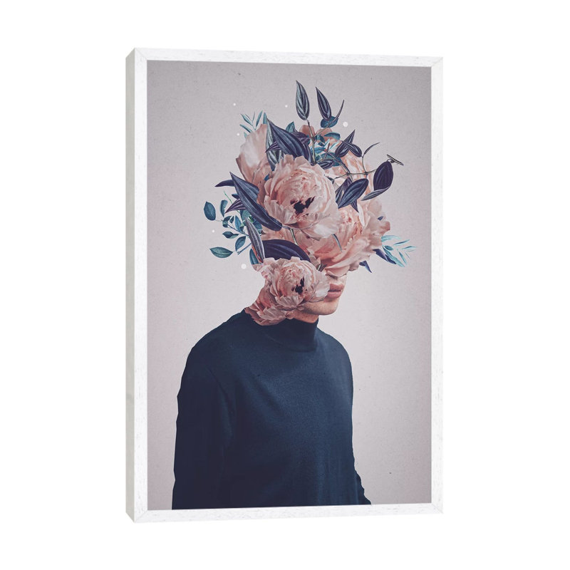Waited For A Hundred Winters To Meet You by Frank Moth - Print on Canvas, White Framed, 152.4cm H x 101.6cm W x 3.81cm D