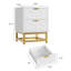 15.8cm W Bedside Table