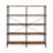 Antique Nutmeg And Black Double-Wide Bookcase-1146554088