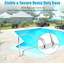 Rampes de piscine 49,5 x 34 pouces pour piscine creusée
