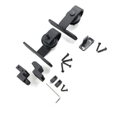 Mini Black Rustic T-Shape Design Roller Set