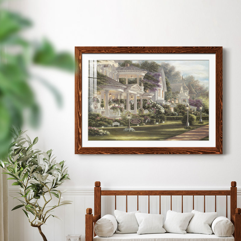 Minns House - peinture encadrée, H 31,5 po x l 23,5 po x P 1,5 po, Érable