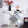 Amla 31.5" Mirrored Glass Console Table With Glass Top Sofa Table