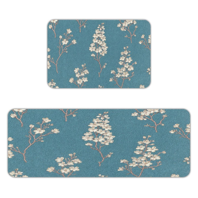 Classic Striped Design, Kitchen Mats 2 Count