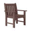Ensemble 5 pièces de banc et chaise berçante en poly Ayling-107083452